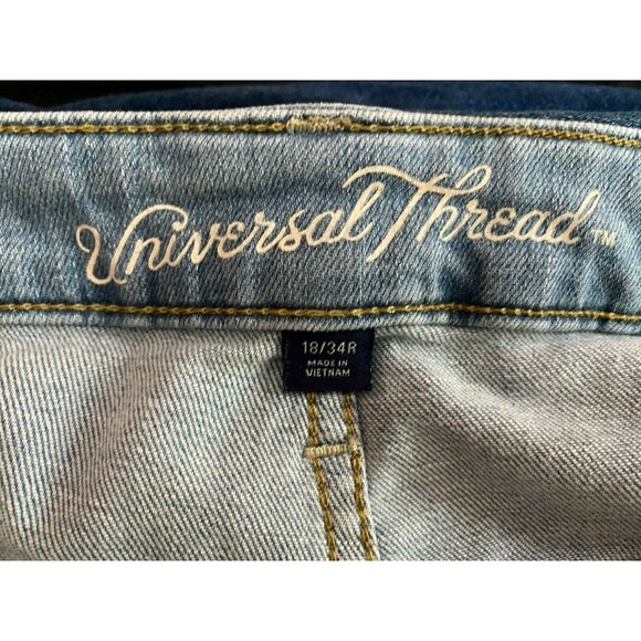 Universal Thread Women's High Rise Distressed Skinny Jeans Size 18 NWOT - Picture 5 of 7